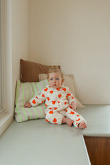 Freddie Bear Suit - Red Hearts