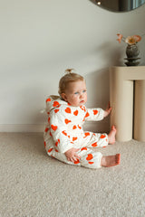 Freddie Bear Suit - Red Hearts