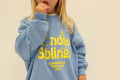 Doc Sweater - Blue + Yellow