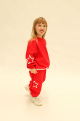Siblings Set - Red Trackpants