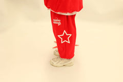 Siblings Set - Red Trackpants