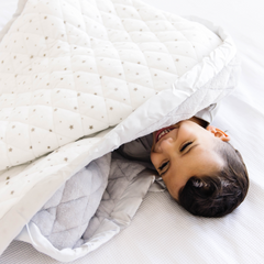 Weighted Toddler Blanket - Grey Star