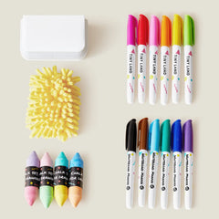 Tiny Land® Double-Sided Arched Magnet Chalkboard & Art Kit