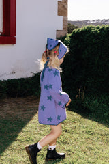 Lucky Stars Bandana - Violet + Navy