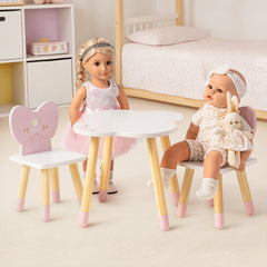 ROBUD Ballet Series - 18 Inch Dolls Table Chairs Set