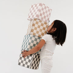 Checker Matcha Play Cube Cover