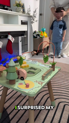 ROBUD 11 in 1 Wooden Rainforest Activity Table