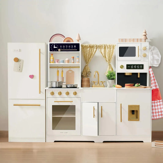 Tiny Land® Premium Play Kitchen & Fridge Set