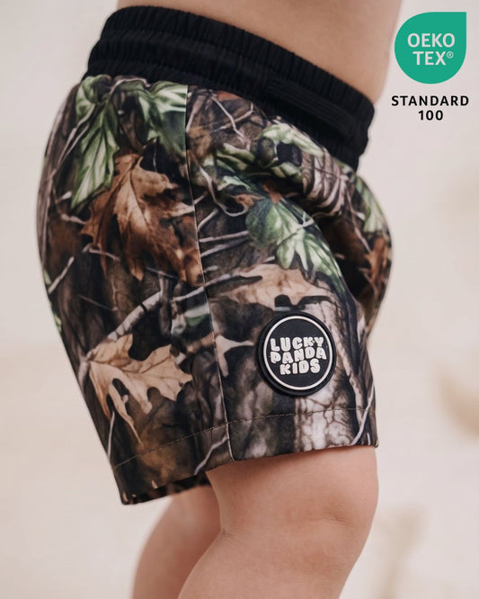 Swim Trunks | Brown Camo