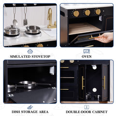 ROBUD Wooden Kitchen Playset - Obsidian
