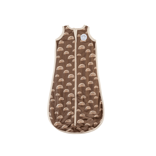 Bamboo Classic Sleep Sack (Non-weighted) - Coffee Rainbow
