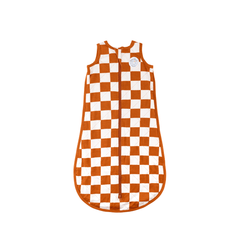 Bamboo Classic Sleep Sack (Non-weighted) - Rust Checkerboard