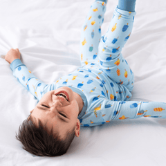 Toddler/Kids Bamboo Pajamas - Blue Popsicle