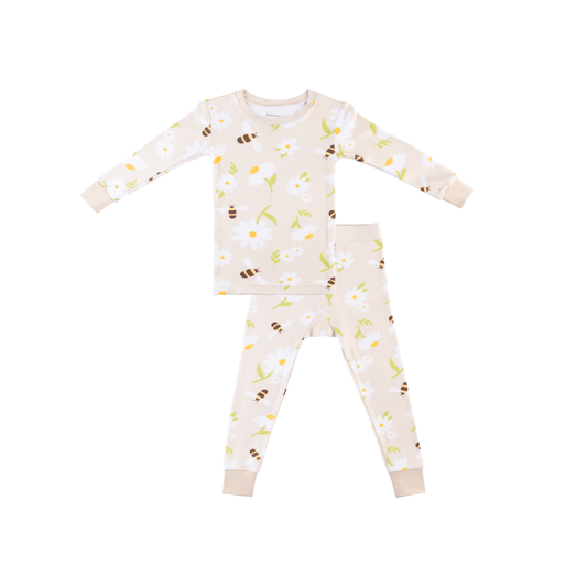 Toddler/Kids Bamboo Pajamas - Honey Bees