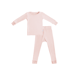Toddler/Kids Bamboo Pajamas - Seashell Pink