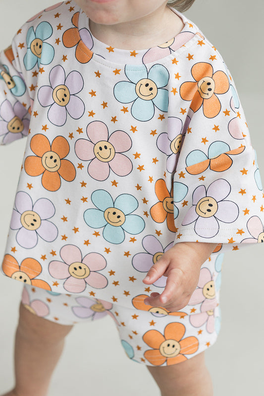 Shorts Set | Ditzy Daisy
