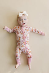 Bamboo Zip Romper | Easter Hop