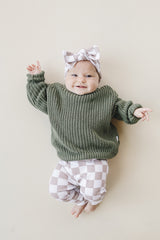 Chunky Knit Sweater | Green