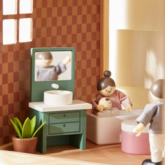 Tiny Land® Sweetwood Pegasus Dollhouse & Wooden Dollhouse Dolls