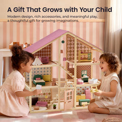 Tiny Land® Sweetwood Dollhouse without Dolls