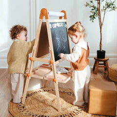 Tiny Land® Caramel Magnitales Easel & Paper Roll Set