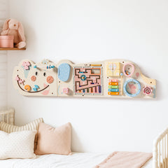 ROBUD Wooden Cream Elephant Busy Board