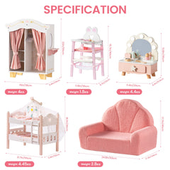 ROBUD Homey Stories Series - Wooden Princess Toys