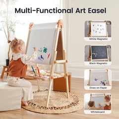 Tiny Land® Caramel Magnitales Easel & Paper Roll Set