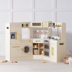 ROBUD Wooden Light Luxury Corner Kitchen