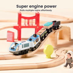 Tiny Land® Dual-Color Electric Toy Train