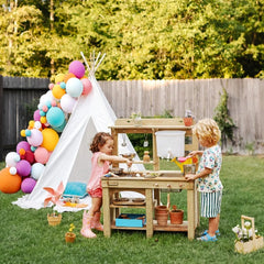 Tiny Land® Outdoor Mud Kitchen & Sand Play Set