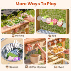 ROBUD Mud Kitchen for Kids Outdoor