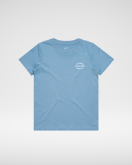 SURFS UP GIRL TEE - CLOUD BLUE