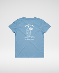 SURFS UP GIRL TEE - CLOUD BLUE