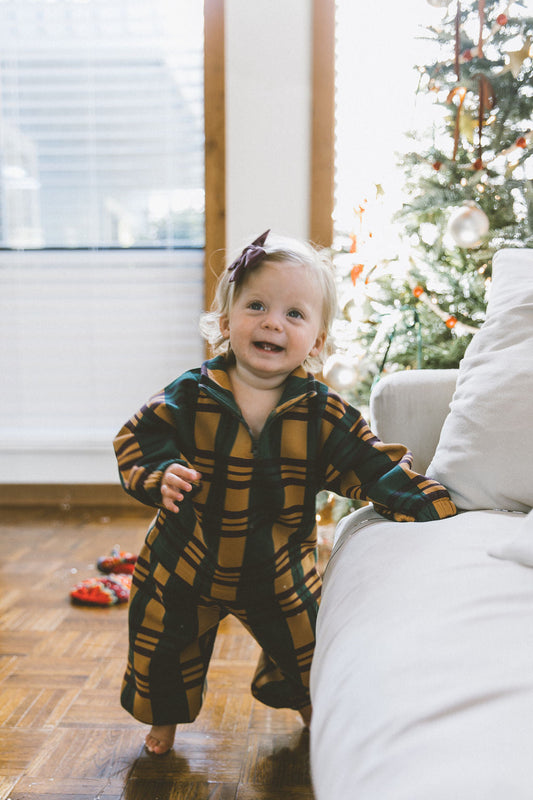 Brooks Set in Botanical Garden Plaid