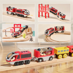 Tiny Land® Dual-Color Electric Toy Train