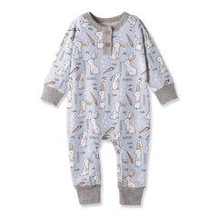 Cottontail Crew Bamboo Henley Easter Romper for Baby