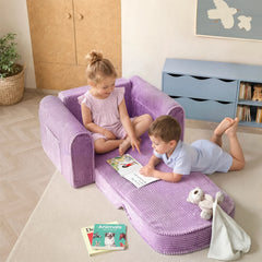 Tiny Land® Ultimate Reading Retreat: Premium Teepee & Corduroy Lounger