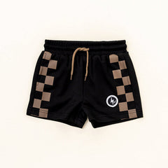 ALL DAY CHECK SHORTS - ONYX DRIFT