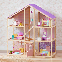 Tiny Land® Sweetwood Dollhouse without Dolls
