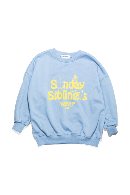 Doc Sweater - Blue + Yellow