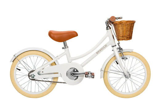 BANWOOD 16" CLASSIC BICYCLE VINTAGE - WHITE