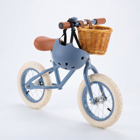 BANWOOD BALANCE BIKE & HELMET SET - BLUE