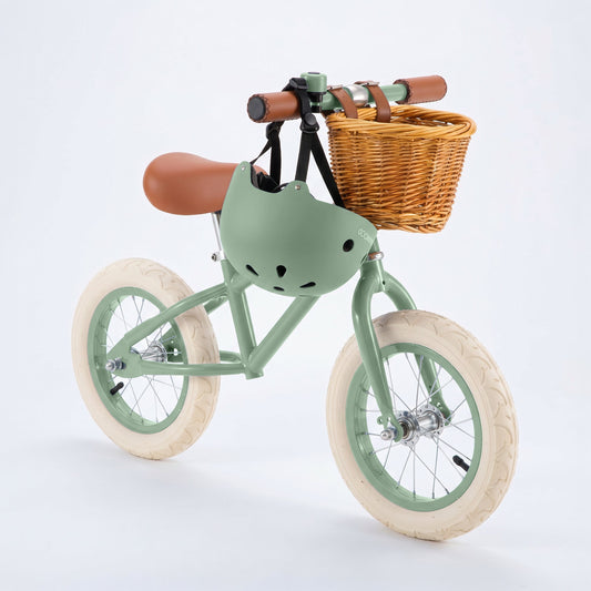 BANWOOD BALANCE BIKE & HELMET SET - FOREST