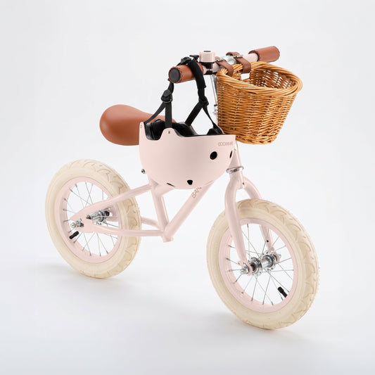 BANWOOD BALANCE BIKE & HELMET SET - PINK