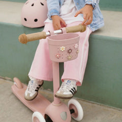 BANWOOD PIN & RIDE BASKET - DUSTY ROSE