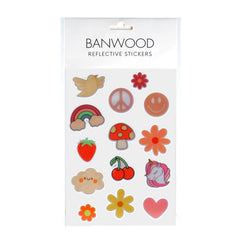 BANWOOD REFLECTIVE STICKERS - UNICORNS