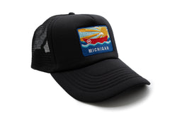 Michigan Postcard Trucker Hat