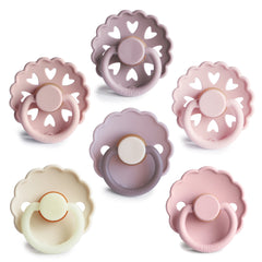 FRIGG Natural Rubber Pacifier 6-Pack