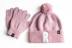 Letter Pom Pom Hat